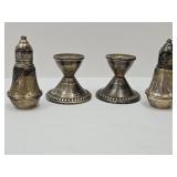 Sterling Silver Weighted Shakers & Candle Holders