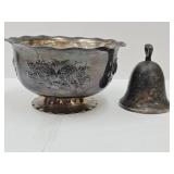 Unmarked Bowl Looks Like Silver? & Bell WILL TEST