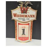 Vintage  WIEDEMANN Beer Advertising Calendar 17' L