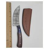 Damascus Knife Knife with Sheath