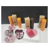 Scented  & Therapy Candles + Hearts