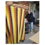 VTG AFghan SZ 62'x96'