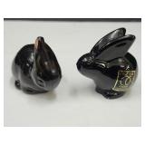 Oneida + Fenton Glass Bunies 3' Long