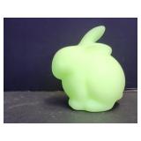 Uranium Fenton Glass Bunny 3'L