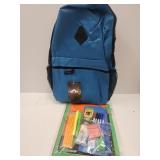 NEW High Trails Backpack W/School Supplies