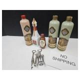 Liquor Decantors NO SHIPPING Bottle Openers