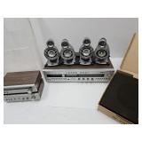 Tote w Electronics Amplifier, Tuner,  Speakers,