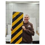 Metal CAUTION Sign 12'x36'