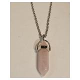 Rose Quartz Point Pendant