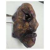Halloween Prop MAsk RED eyes Mouth laces up