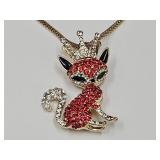 Off Park JTV Collection FOX Necklace 34'