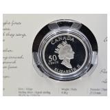 2002 Canadian Sterling Silver 50 Cent Coin