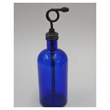 Cobalt Glass Bottle with Bronx Sprayer Top