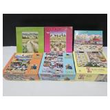 6 Puzzles Quiltscapes, Home Town +