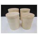 Wood Canisters READY FOR YOUR PAINT 6.5'-7'