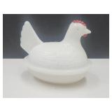 VTG Hazel Atlas HEn on Nest 4 1/4'L