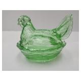 VTG Hen on a Nest Green 6'L