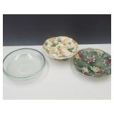 Lefton stand, Nippon see pics, glass bowl