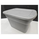 18 Gal  Gray Storage Tote