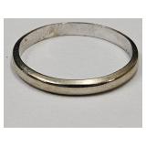 14k White Gold Wedding Band Dason SZ 6.5