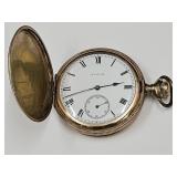 VTG Elgin Gold Filled Hunter Case 16 s Working