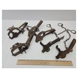 Lot of Hunting Leg Traps