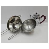VTG Bakelite? Handle  Coffee Pot& Sifters