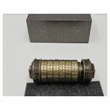 Cryptex Da Vinci Code Puzzle Box  6 3/4' Wide