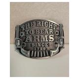 New 2nd Amendment Belt Buckle