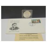 Turks & Caicos 1st Day Cover & Medallion