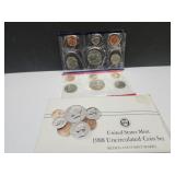 1988 Unc. US Mint Coin Set