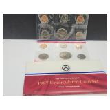 1987 Unc. US Mint Coin Sets