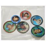 Metal Baseball Buttons, Dick Ellsworth++