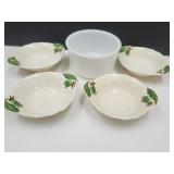 Set of Continental Kilns 5.5' Bowls & Mixing Bowl