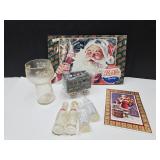 13x9 Pepsi Metal SIgn, Shakers, Glass+