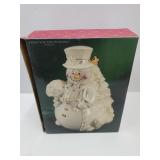 VTG Home for the Holidays Snowman Cookie Jar