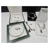 Costume Jewelry Necklaces 4 with Boxes