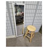 Full Length Mirror & Stool