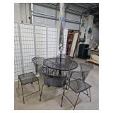 Patio Table, Chairs,Side Tables , Umbrella & Cast