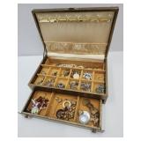 Dresser Box with Costume Jewelry