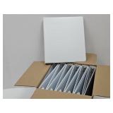 Case of 12 New White  Note Book Binders  1' Ring