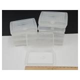 8 Pencil Boxes or Storage Cases  8 x 5 x 2.5'h