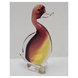 VTG 6 1/4' Murano Art Glass Duck