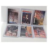 6 Michael Jordan Basketball Cards
