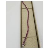 JTV 10.CTW Mahaleo Ruby St. Sil Tennis Bracelet NW