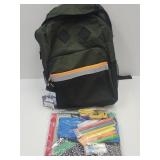 NEW Summit Ridge Backpack W/ School supplies