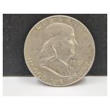 1962 D Silver  Franklin Half Dollar Coin