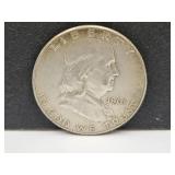 1961 Silver  Franklin Half Dollar Coin