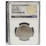 Graded MS 64 FBL 1959 Silver Franklin Half Dollar