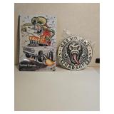 New Rat Fink/ Gas Monkey Metal Signs